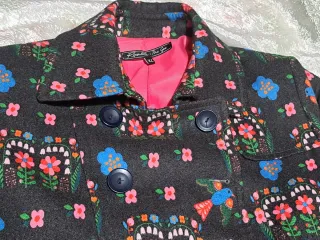 Abrigo Largo Rosalita McGee Estampado