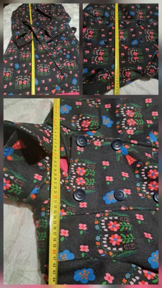 Abrigo Largo Rosalita McGee Estampado