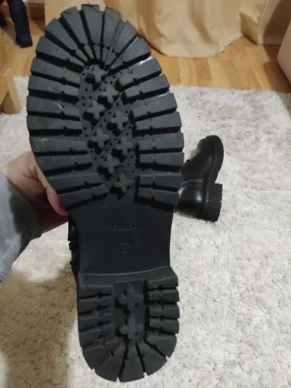 Botas Geox Piel Mujer Cordones Talla 38