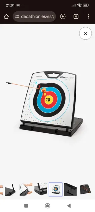 Diana Tiro con Arco Softarchery 100 Geologic