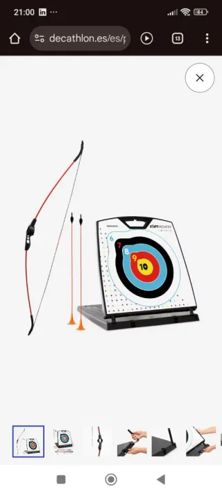 Diana Tiro con Arco Softarchery 100 Geologic