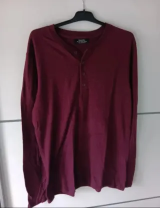 Camiseta Bershka manga larga hombre Talla M