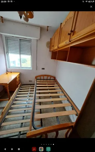 Cama nido con somier auxiliar