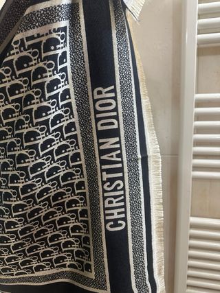 Foulard Dior Donna Beige e Nero