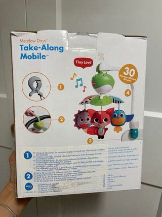 Móvil musical cuna bebé Tinylove