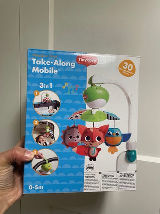 Móvil musical cuna bebé Tinylove