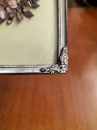 Quadretto vintage fiori secchi Bowen