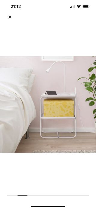 Mesitas de Noche HATTASEN IKEA Blanca(2)