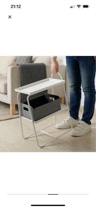 Mesitas de Noche HATTASEN IKEA Blanca(2)