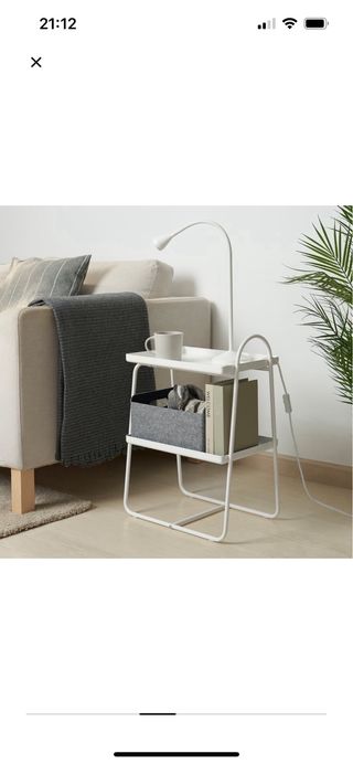 Mesitas de Noche HATTASEN IKEA Blanca(2)
