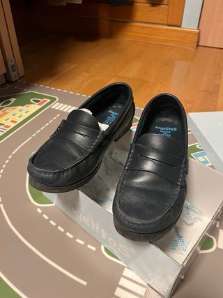 Zapatos niño comunión Angelitos azul T.36