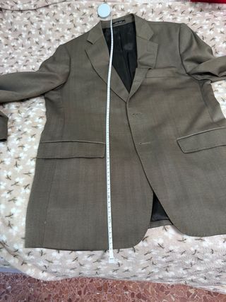 Americana Zara Man Gris Elegante Slim