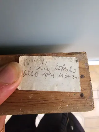 Gran óleo expresionista simbolico Español