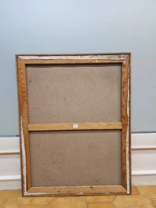 Gran óleo expresionista simbolico Español