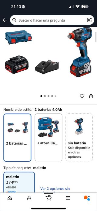 Gdx 18v-200+ bateria 4ah procore + cargador