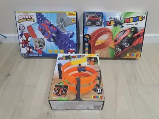 Pista Flextreme Smoby Spidey y Amigos