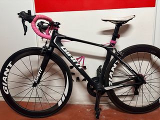 Bicicleta carretera Giant TCR Advanced Negra/Rosa
