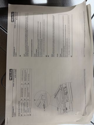Separador Lavadora Secadora Miele WTV406
