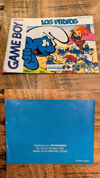 Los Pitufos Game Boy Nintendo