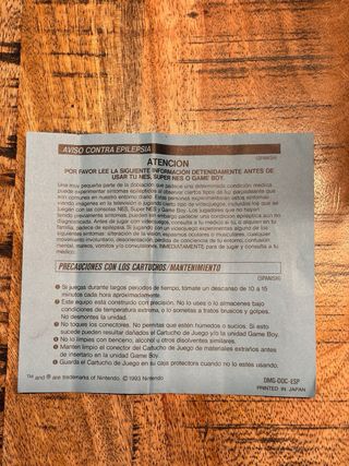 Los Pitufos Game Boy Nintendo