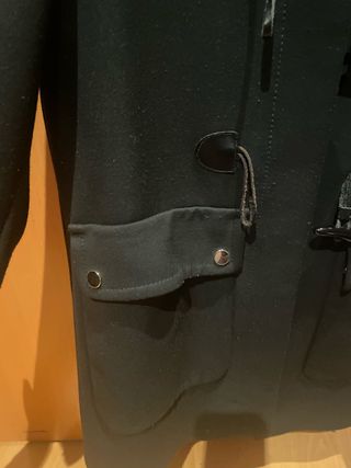 Abrigo Zara Negro Talla XS