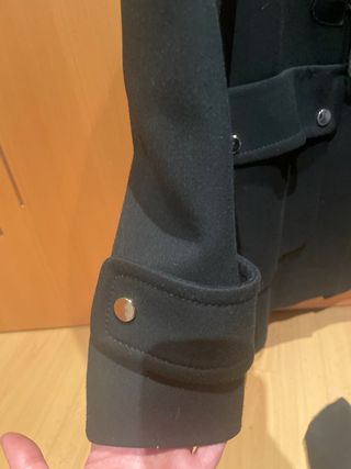 Abrigo Zara Negro Talla XS