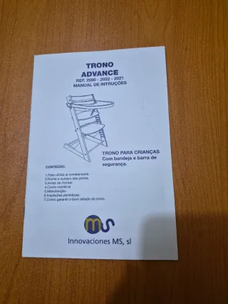 Trona Evolutiva Madera