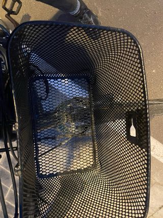 Cesta de bicicleta decathlon