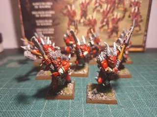 Warhammer Desangradores de Khorne. (Figuras Metal)