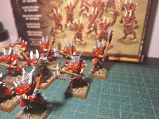 Warhammer Desangradores de Khorne. (Figuras Metal)