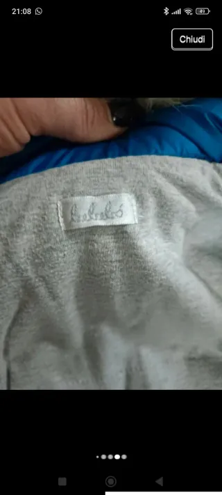 Bomber caldo bimbo 4 anni