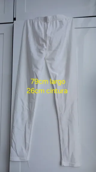 Mallas blancas brillo infantil