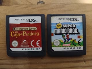 Juegos DS: Profesor Layton y New Super Mario Bros