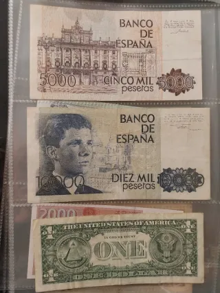 Lote Billetes Pesetas Banco de España