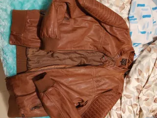 Chaqueta Cuero Lois Marrón Talla XL