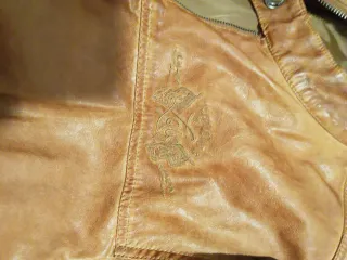 Chaqueta Cuero Lois Marrón Talla XL