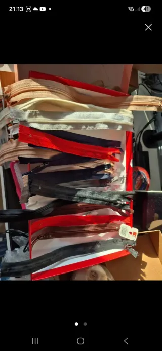 Lote de artículos de costura