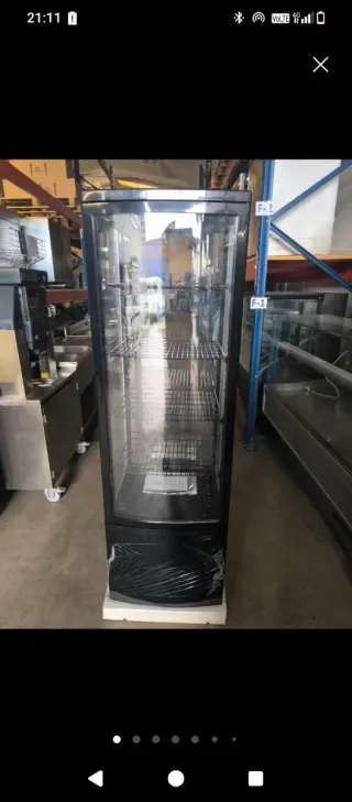 Armario expositor refrigeración 4 caras