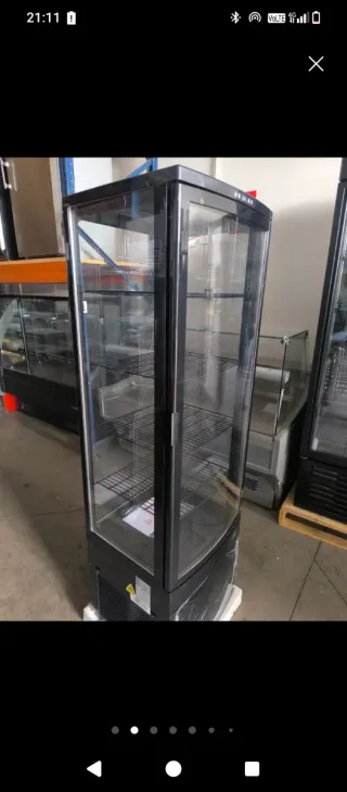 Armario expositor refrigeración 4 caras