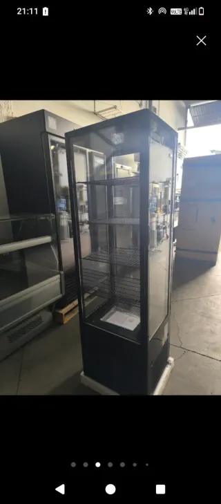 Armario expositor refrigeración 4 caras