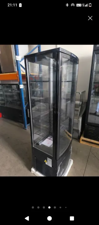 Armario expositor refrigeración 4 caras