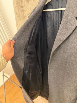 Cappotto lana uomo grigio taglia L