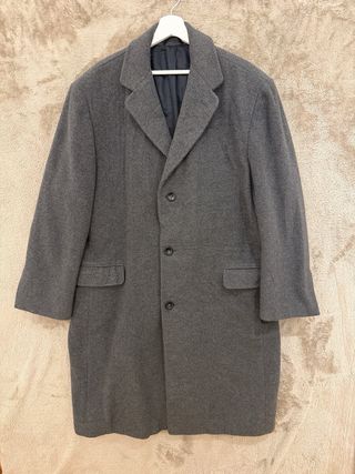 Cappotto lana uomo grigio taglia L