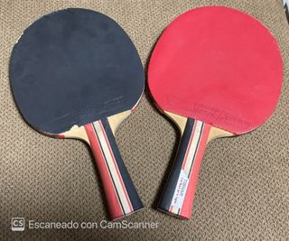 2 Palas ping pong Tibhar carbon pro light
