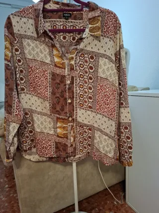 Camisa estampada Natura Talla M