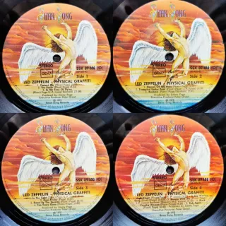 2 LP'S 1975 🇩🇪 LED ZEPPELIN - PHYSICAL GRAFFITI