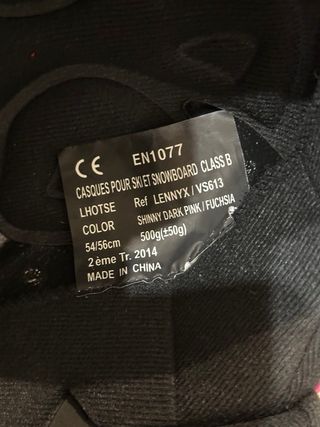 Casco Esquí LHOTSE Rosa Talla S 54/56cm