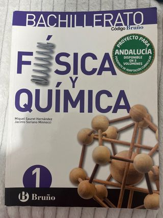 Libro de fisica y quimica de 1º de Bachillerato