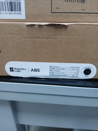 Filamento Bambu Lab ABS Negro 1kg