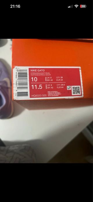 Botas Nike Gato Malva
